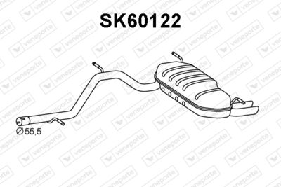  SK60122 VENEPORTE Глушитель выхлопных газов конечный