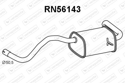  RN56143 VENEPORTE Глушитель выхлопных газов конечный