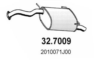  327009 ASSO Глушитель выхлопных газов конечный