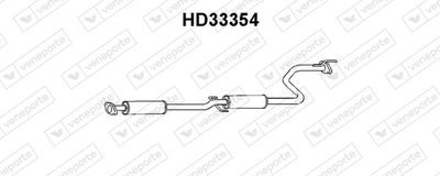  HD33354 VENEPORTE Предглушитель выхлопных газов