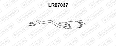  LR07037 VENEPORTE Глушитель выхлопных газов конечный