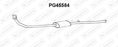  PG45584 VENEPORTE Предглушитель выхлопных газов