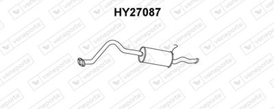  HY27087 VENEPORTE Глушитель выхлопных газов конечный