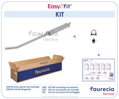  FS16015 Faurecia Предглушитель выхлопных газов