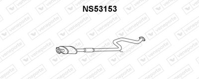  NS53153 VENEPORTE Предглушитель выхлопных газов