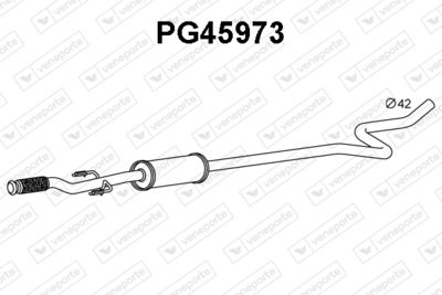  PG45973 VENEPORTE Предглушитель выхлопных газов