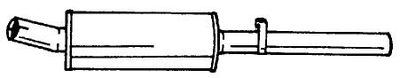  40600 SIGAM Глушитель выхлопных газов конечный