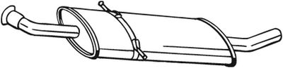 175013 KLOKKERHOLM Средний глушитель выхлопных газов