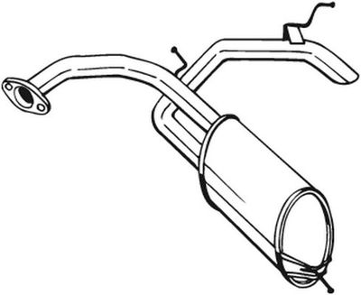  278585 BOSAL Глушитель выхлопных газов конечный