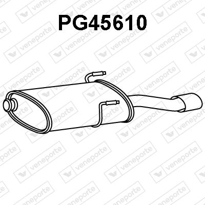  PG45610 VENEPORTE Глушитель выхлопных газов конечный