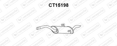  CT15198 VENEPORTE Глушитель выхлопных газов конечный