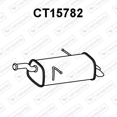  CT15782 VENEPORTE Глушитель выхлопных газов конечный