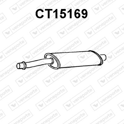  CT15169 VENEPORTE Предглушитель выхлопных газов