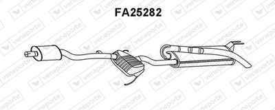  FA25282 VENEPORTE Глушитель выхлопных газов конечный