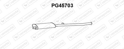  PG45703 VENEPORTE Предглушитель выхлопных газов