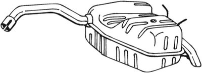  200105 KLOKKERHOLM Глушитель выхлопных газов конечный