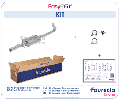  FS55227 Faurecia Предглушитель выхлопных газов