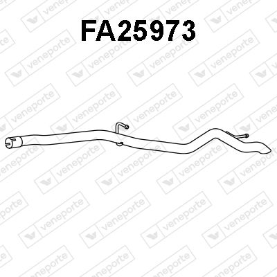  FA25973 VENEPORTE Глушитель выхлопных газов конечный