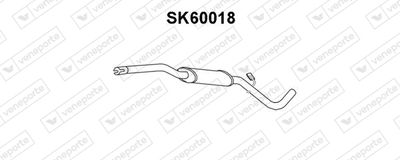  SK60018 VENEPORTE Предглушитель выхлопных газов