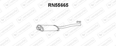  RN55665 VENEPORTE Предглушитель выхлопных газов