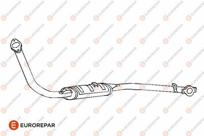  E12893L EUROREPAR Предглушитель выхлопных газов