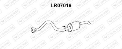  LR07016 VENEPORTE Глушитель выхлопных газов конечный