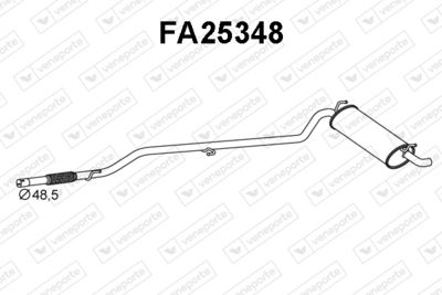  FA25348 VENEPORTE Глушитель выхлопных газов конечный