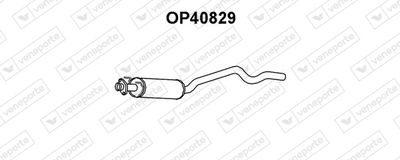  OP40829 VENEPORTE Предглушитель выхлопных газов