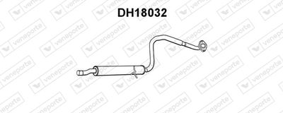  DH18032 VENEPORTE Средний глушитель выхлопных газов