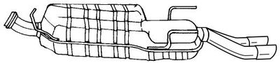  51612 SIGAM Глушитель выхлопных газов конечный