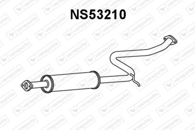  NS53210 VENEPORTE Предглушитель выхлопных газов