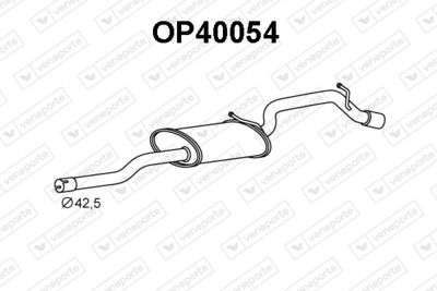  OP40054 VENEPORTE Глушитель выхлопных газов конечный