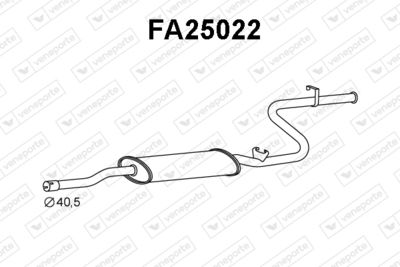  FA25022 VENEPORTE Глушитель выхлопных газов конечный