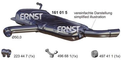  161015 ERNST Глушитель выхлопных газов конечный
