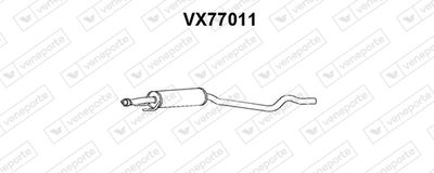  VX77011 VENEPORTE Предглушитель выхлопных газов