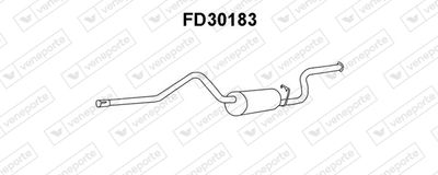  FD30183 VENEPORTE Глушитель выхлопных газов конечный