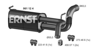  061124 ERNST Глушитель выхлопных газов конечный
