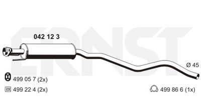  042123 ERNST Предглушитель выхлопных газов