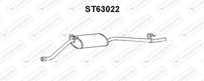  ST63022 VENEPORTE Глушитель выхлопных газов конечный