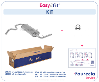  FS37029 Faurecia Глушитель выхлопных газов конечный