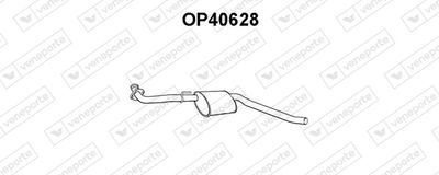  OP40628 VENEPORTE Предглушитель выхлопных газов