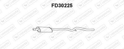  FD30225 VENEPORTE Предглушитель выхлопных газов