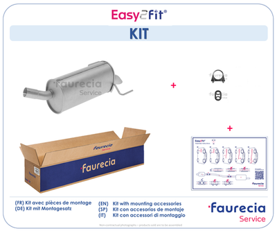  FS40079 Faurecia Глушитель выхлопных газов конечный