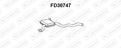  FD30747 VENEPORTE Предглушитель выхлопных газов