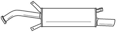  53632 SIGAM Глушитель выхлопных газов конечный