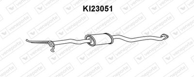  KI23051 VENEPORTE Предглушитель выхлопных газов