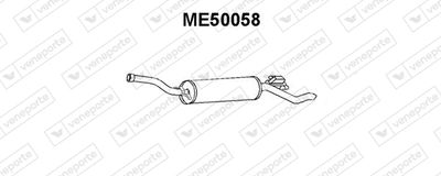  ME50058 VENEPORTE Глушитель выхлопных газов конечный