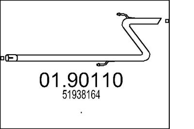  0190110 MTS Глушитель выхлопных газов конечный