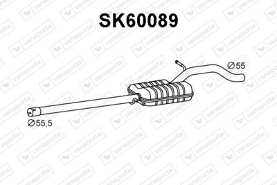  SK60089 VENEPORTE Предглушитель выхлопных газов