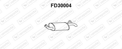  FD30004 VENEPORTE Глушитель выхлопных газов конечный